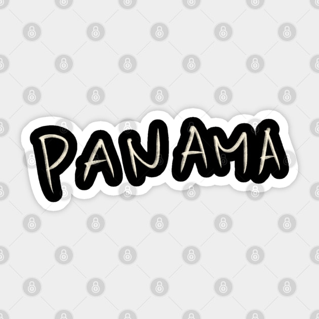 Panama Sticker by Saestu Mbathi